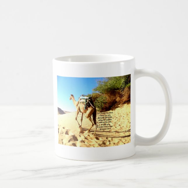 Taza De Café Porque sé los planes que tengo...... Jeremías 29:1 (Derecha)