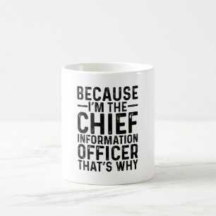 Taza De Café Porque soy el director de información.