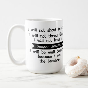 Taza De Café Porque soy el profesor - humor del profesor en