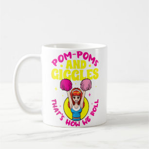 Taza De Café Porrista Animación Porristas
