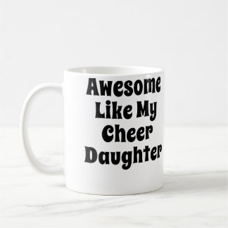 Taza De Café Porrista Gritar Papá Mamá Porrismo