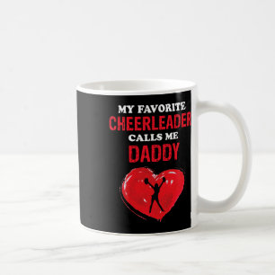 Taza De Café Porrista Me Llama Papá Porristas Padres Cheerlead