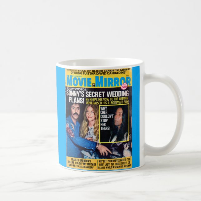 Taza De Café Portada de Movie Mirror de diciembre de 1974 (Derecha)