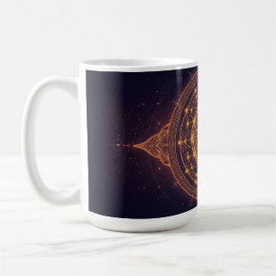 Taza De Café Portal de la Luz Infinita – Un Mandala Sagrado