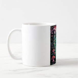 Taza De Café Portal del Bosque Cósmico – Viaje Más Allá del Vel
