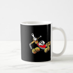 Taza De Café Portero de dibujos animados de hockey pequeños sal