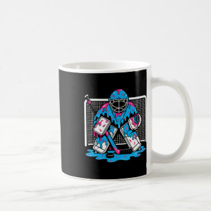 Taza De Café Portero de Hockey Helado Goteante Niño Hockey sobr