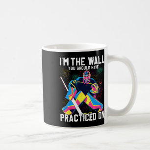 Taza De Café Portero de hockey sobre hielo divertido jugador de