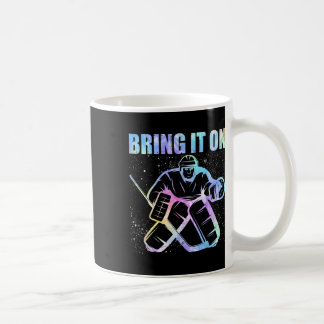 Taza De Café Portero de hockey sobre hielo jugador de hockey so