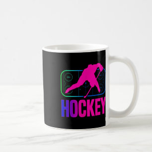 Taza De Café Portero de Hockey sobre Hielo Vintage Retro 80s 90