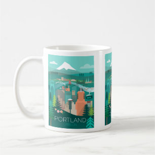 Taza De Café Portland, Oregon Mug