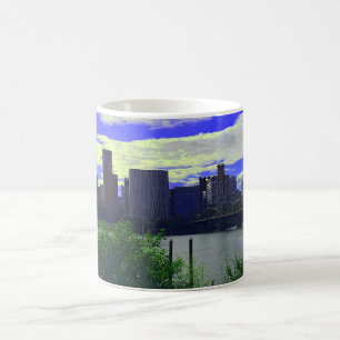Taza De Café Portland, Oregon Skyline #2 Mug