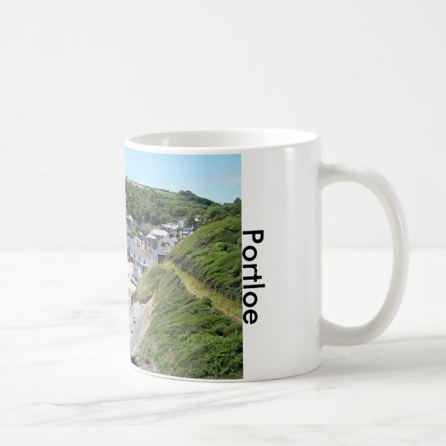 Taza De Café Portloe Cornualles Inglaterra (Derecha)