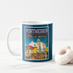 TAZA DE CAFÉ PORTMEIRION - PENRHYNDEUDRAETH GWYNEDD NORWALES