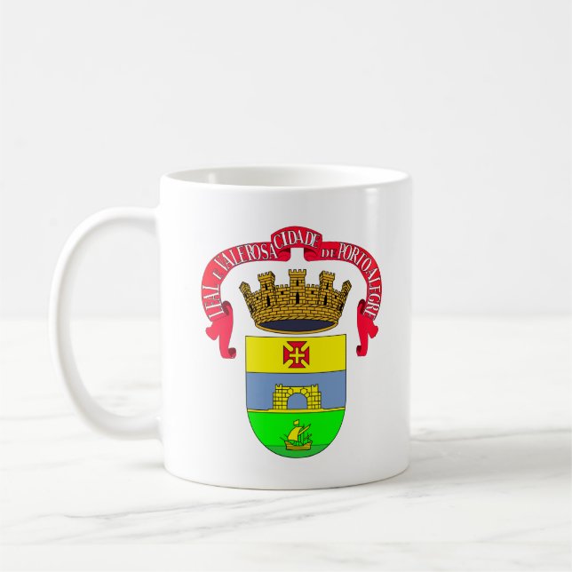 Taza De Café Porto Alegre (Sello de la ciudad) - BRASIL (Izquierda)