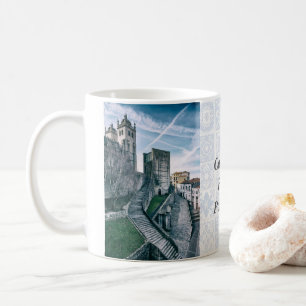 Taza De Café Porto, Portugal. Catedral y el Ayuntamiento Antigu