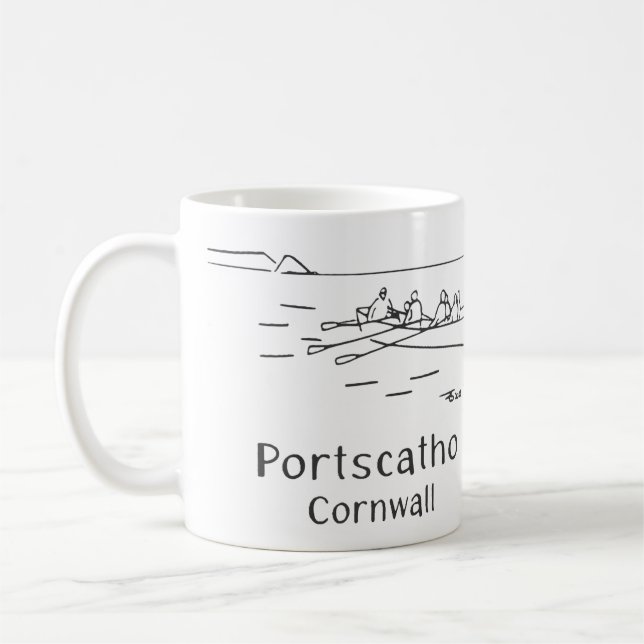 Taza De Café Portscatho Gig Rowers Mug (Izquierda)