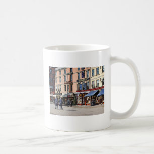 Taza De Café Portsmouth, NH - Calle Congress, lado norte c1907