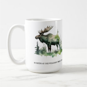 Taza De Café Posada personalizada de la familia Williams Alce a
