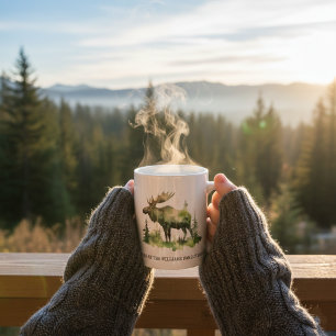 Taza De Café Posada personalizada de la familia Williams Alce a
