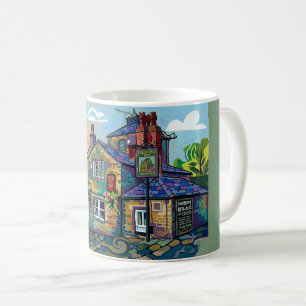 Taza De Café Posada Puzzle Hall, Sowerby Bridge Estampa de Arte