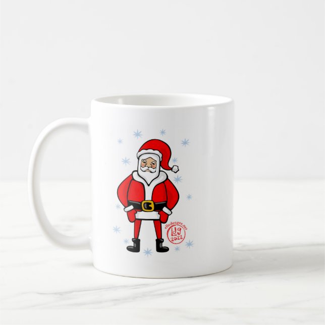 Taza De Café Posando Santa (Izquierda)