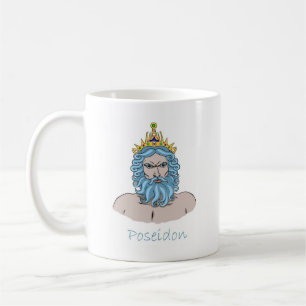 Taza De Café Poseidón - dios griego