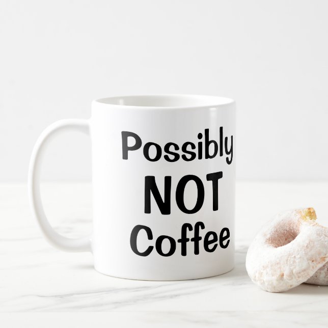 Taza De Café Posiblemente NO Café (Con donut)