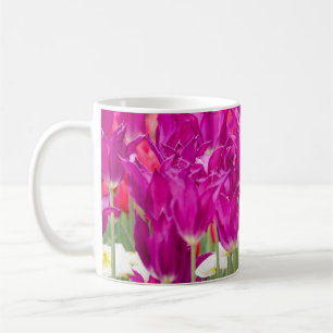 Taza De Café Posiciones rosa púrpura brillante