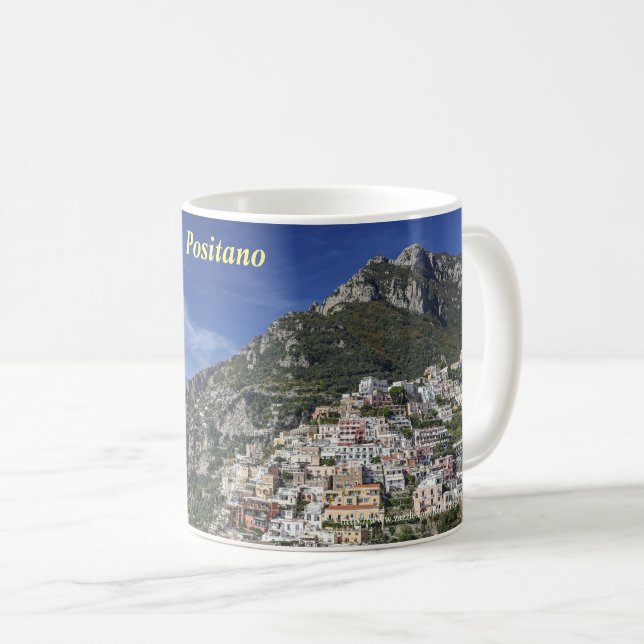 Taza De Café Positano por el mar (Anverso derecho)