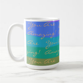 Taza De Café Positivo, eres increíblemente colorido