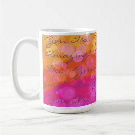 Taza De Café Positivo, eres increíblemente colorido