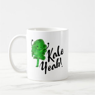 Taza De Café Positivo Kale Pun - Kale Yeah!