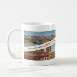 Taza De Café Postal de 1963 Laredo, TX