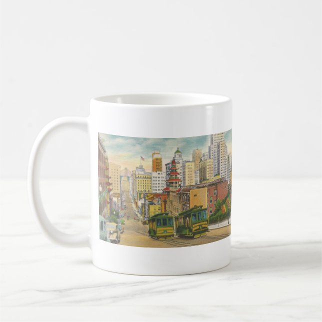 Taza De Café postal de San Francisco, CA. 1934 (Izquierda)