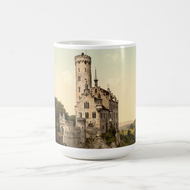 Taza De Café Postal del castillo de Lichtenstein (Centro)