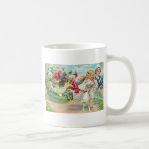 Taza De Café Postales antiguas para saludos de Pascua