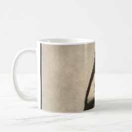 Taza De Café Postcarta de diosa etérea vintage