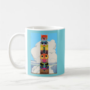 Taza De Café poste totémico de los años 20
