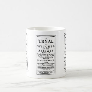 Taza De Café Poster auténtico de los ensayos de la bruja