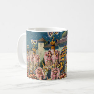 Taza De Café Poster Circo De Bailarines Ante El Rey Morisco