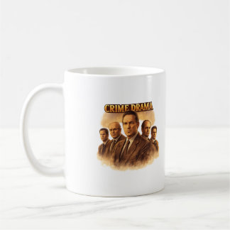 Taza De Café Póster clásico de drama criminal – Conjunto de det