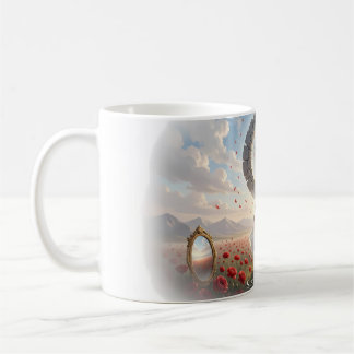 Taza De Café Póster de cartelera del portal para entrar en el a