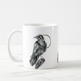 Taza De Café Póster de Cuervo Amistoso