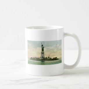 Taza De Café Poster de la libertad del vintage "estatua". Nueva