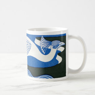 Taza De Café Poster de publicidad Art Nouveau vintage - Peacock