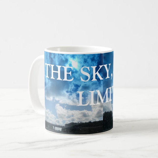 Taza De Café Poster de un Sky de Londres (Anverso izquierdo)