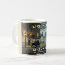 Póster de viaje de Baker Street Londres Vintage