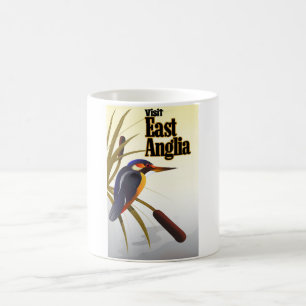 Taza De Café Poster de viajes de la época de Anglia Oriental