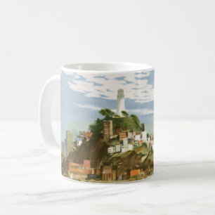 Taza De Café Poster de Viajes Vintage